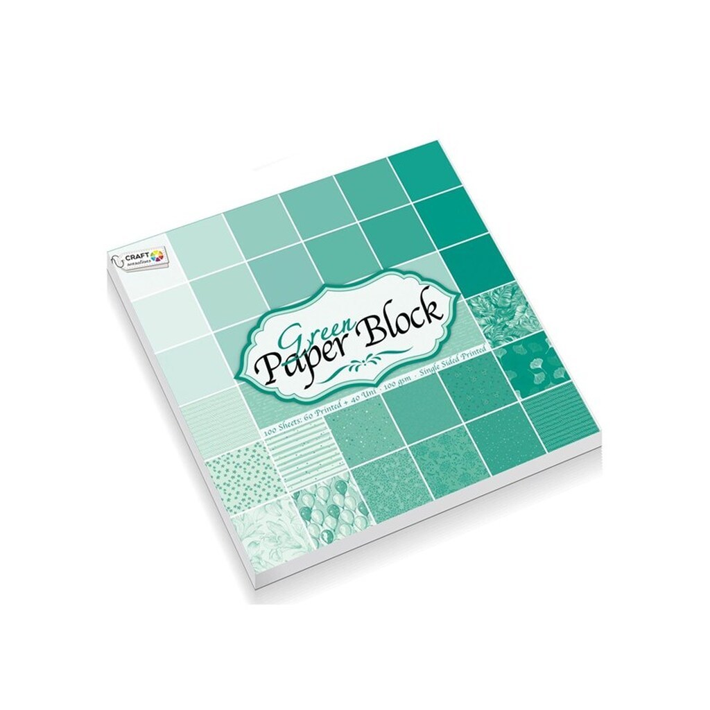 Creative Craft Group - Craft Cardboard 100 Sheets - Green