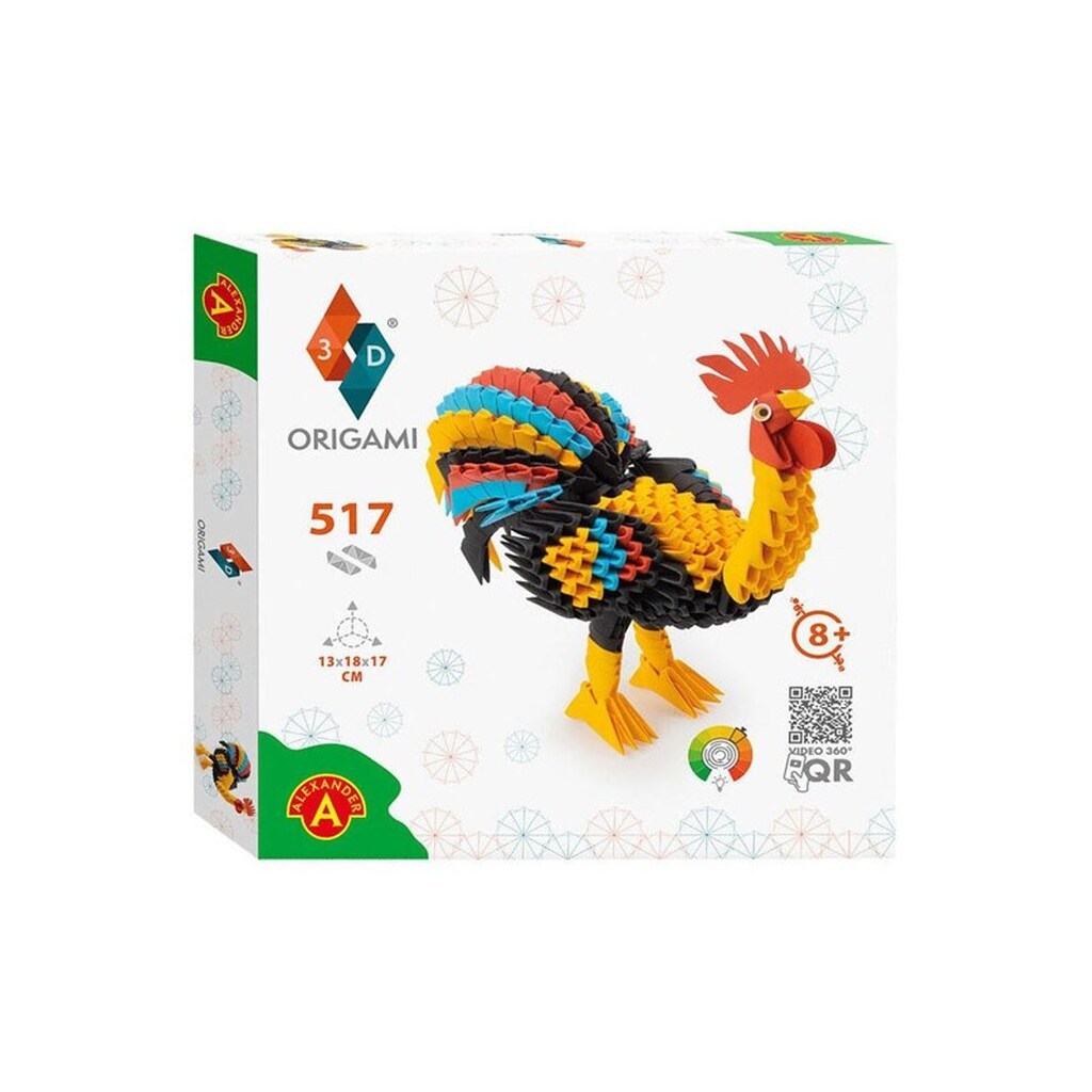 Alexander Toys Origami 3D Rooster 517 pcs