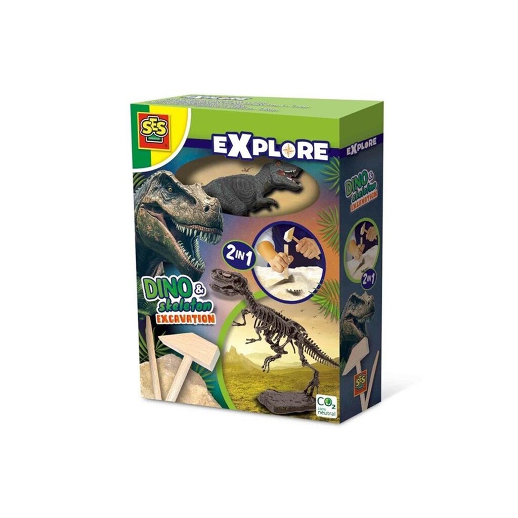 SES Creative Dino &amp; Skeleton Excavation - T-rex