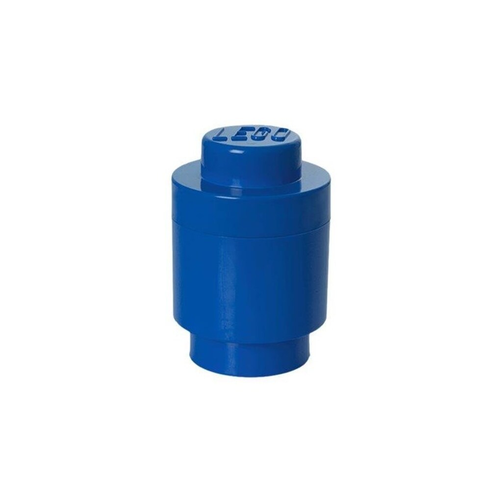 LEGO STORAGE BRICK 1 ROUND - BLUE