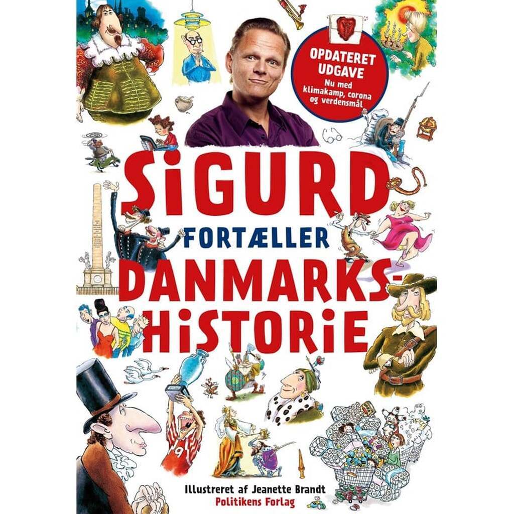 Sigurd fortæller danmarkshistorie - Børnebog - Hardcover