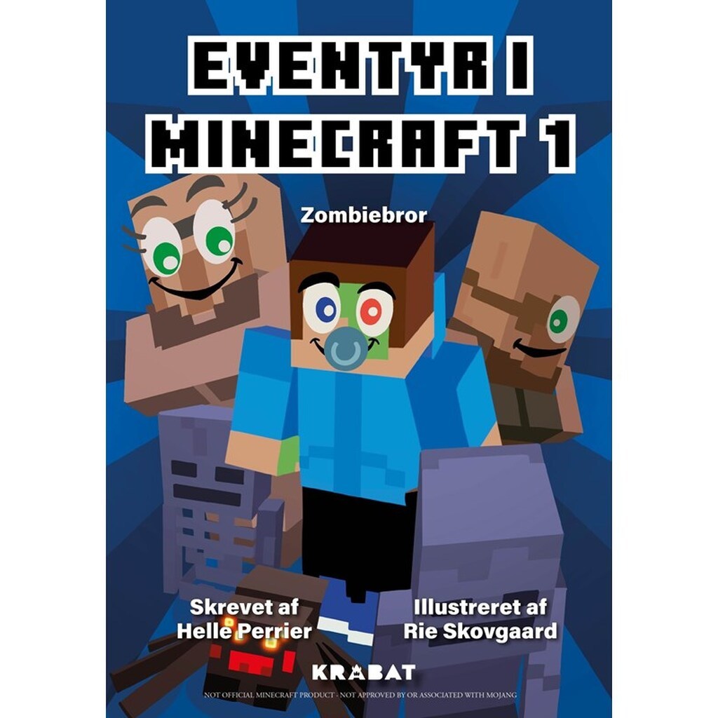 Eventyr i Minecraft 1 - Børnebog - hardback