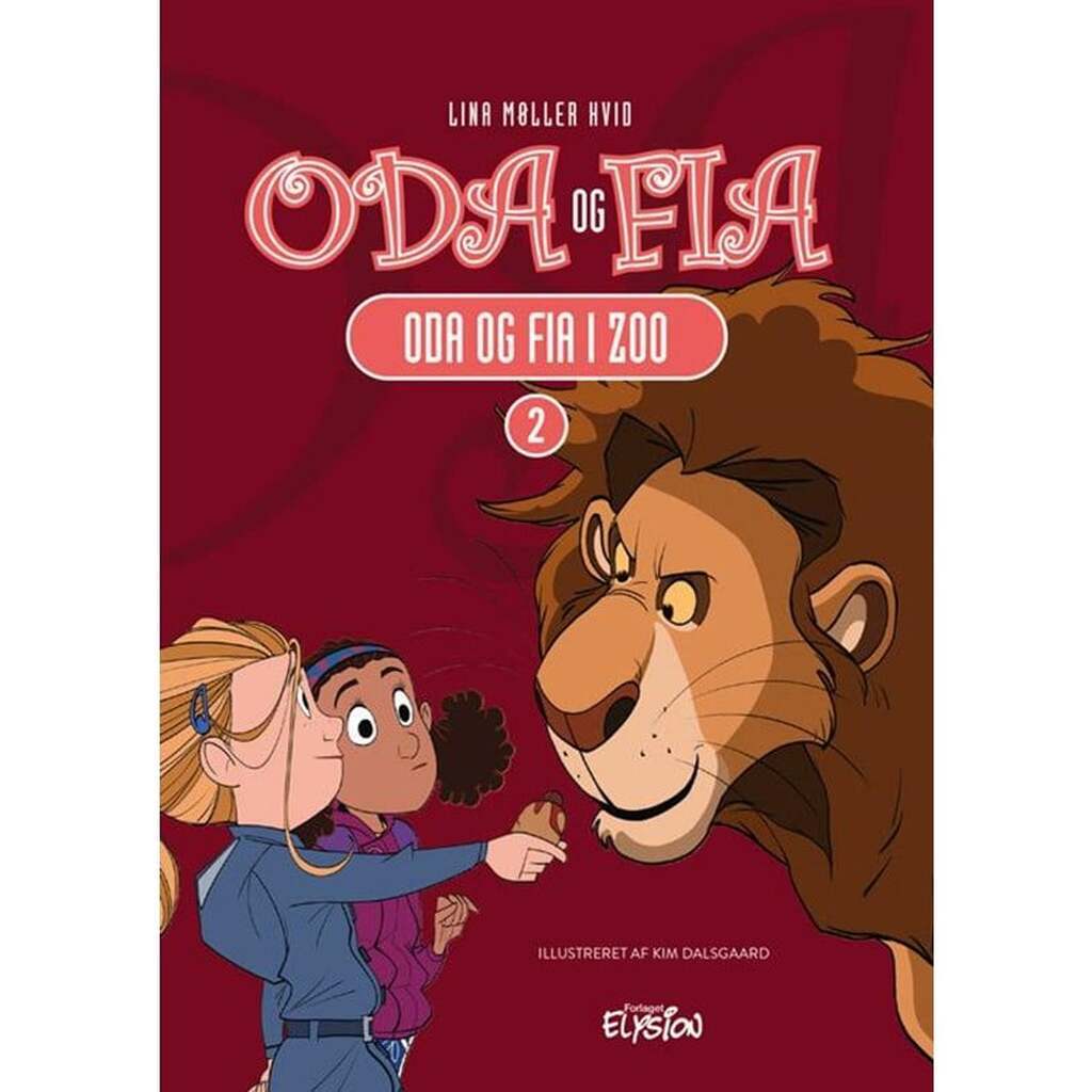 Oda og Fia i zoo - Børnebog - Hardback