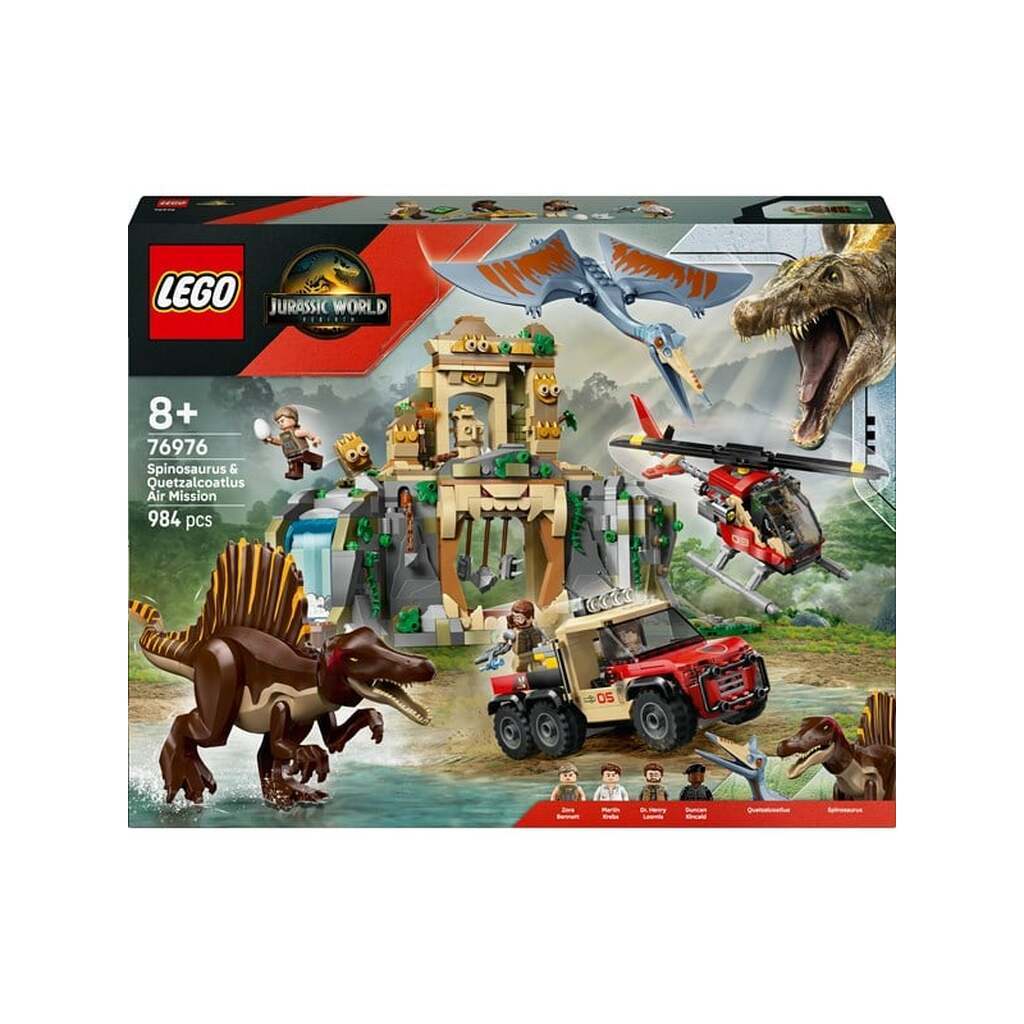 LEGO Jurassic World 76976 Luftmission: Spinosaurus og quetzalcoatlus