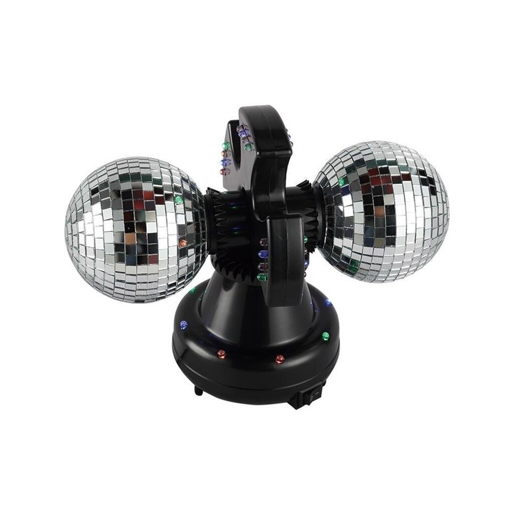 Music Dobbelt Spejldiscokugle