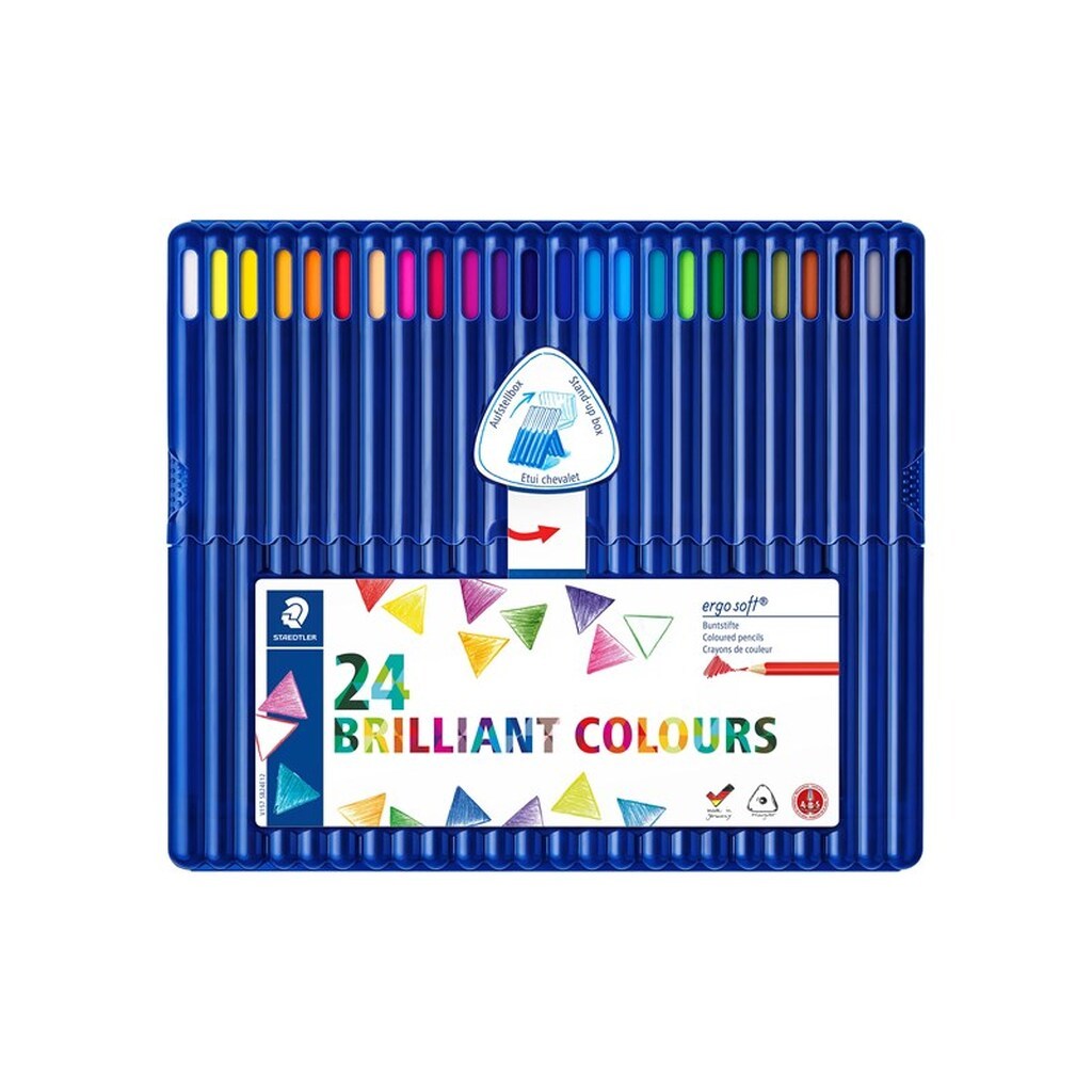 Staedtler Ergosoft Farvebl. 24/ass.  FSC 100%