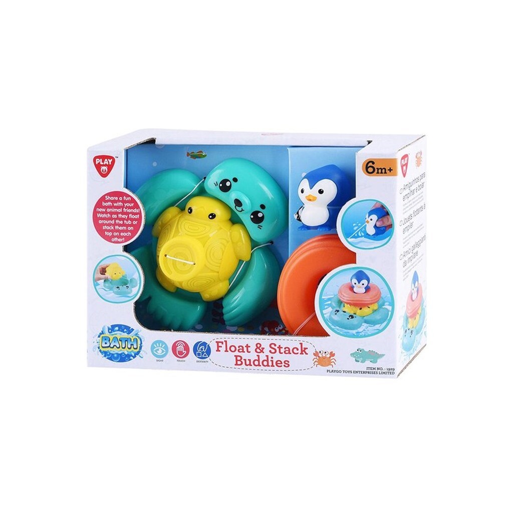 PLAY - Bath Toys Stacking and Floating Sea Animals