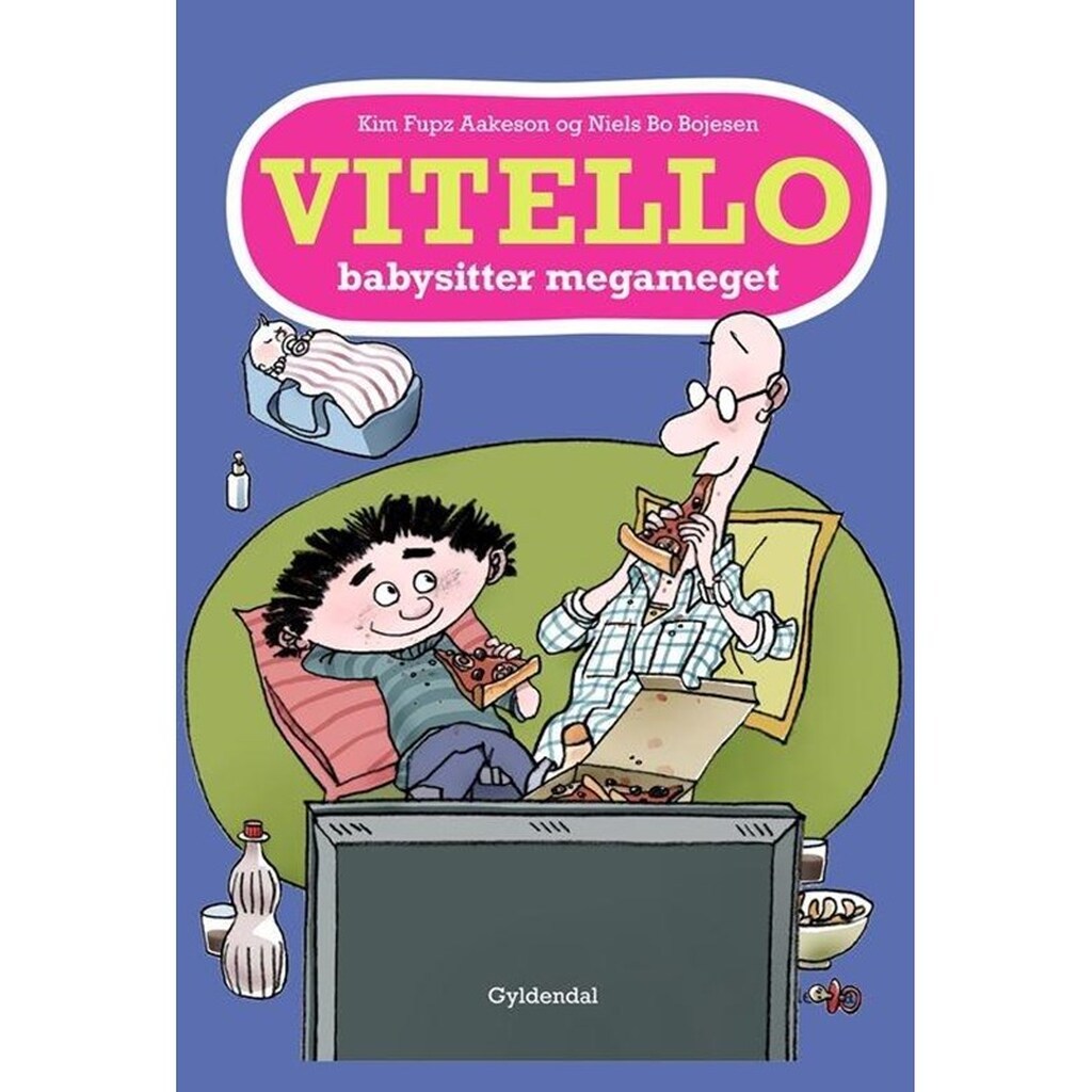 Vitello babysitter megameget - Børnebog - Hardcover