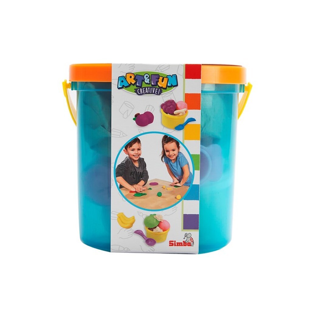 Simba Art &amp; Fun Spand Modellervoks Sæt Frugt