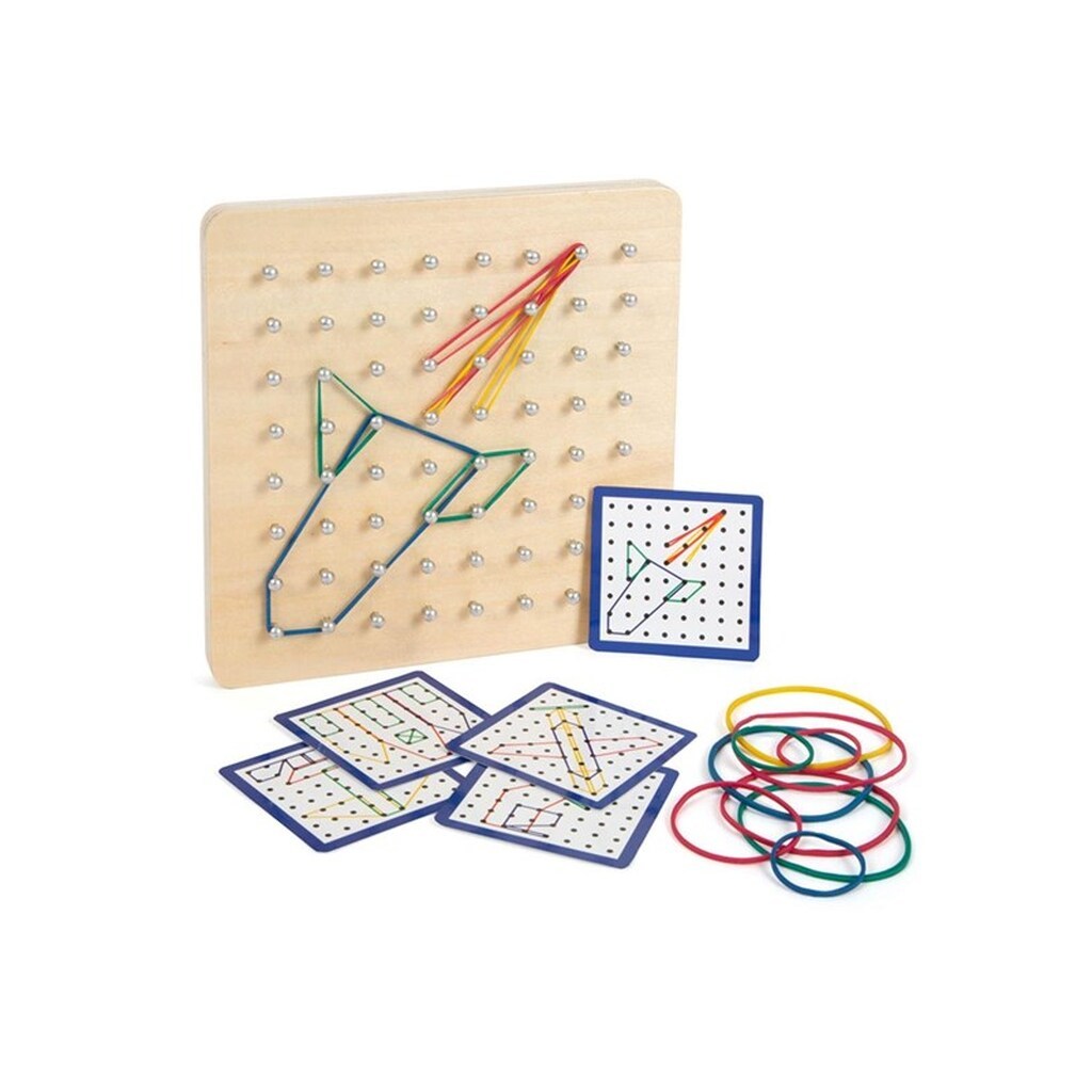 Small Foot - Wooden Geo Board Set