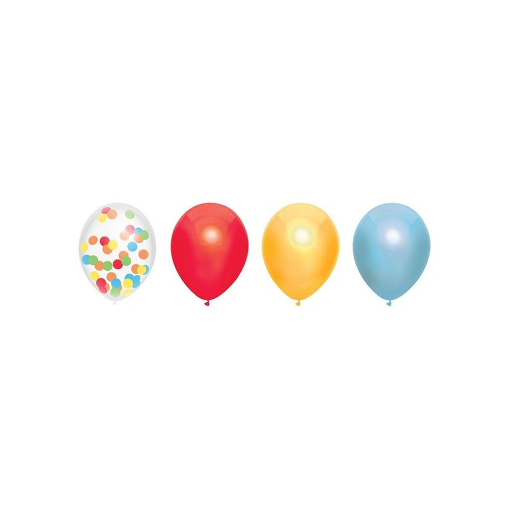 Haza Witbaard Balloon mix Rainbow 6pcs.