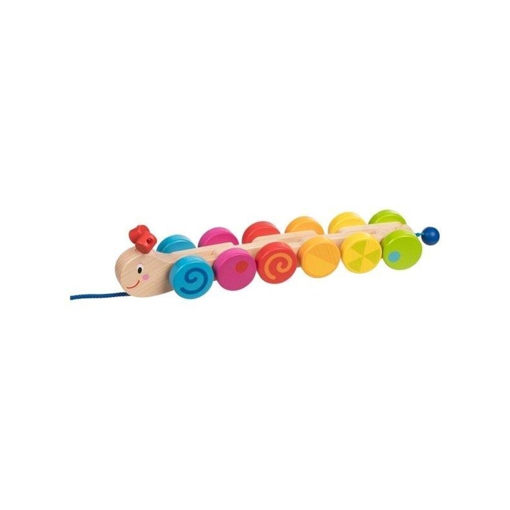 Goki Wooden Pull Animal Caterpillar