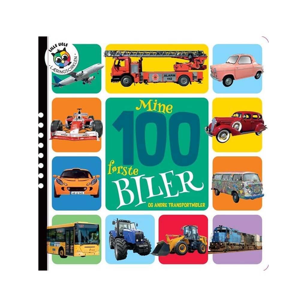 Mine 100 første biler og andre transportmidler - Børnebog - Papbog
