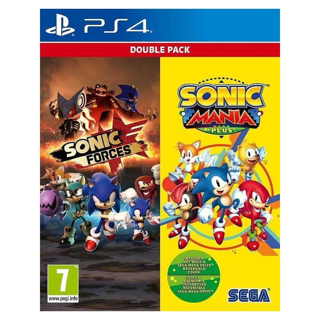 Sonic Mania Plus and Sonic Forces Double Pack - Sony PlayStation 4 - Action