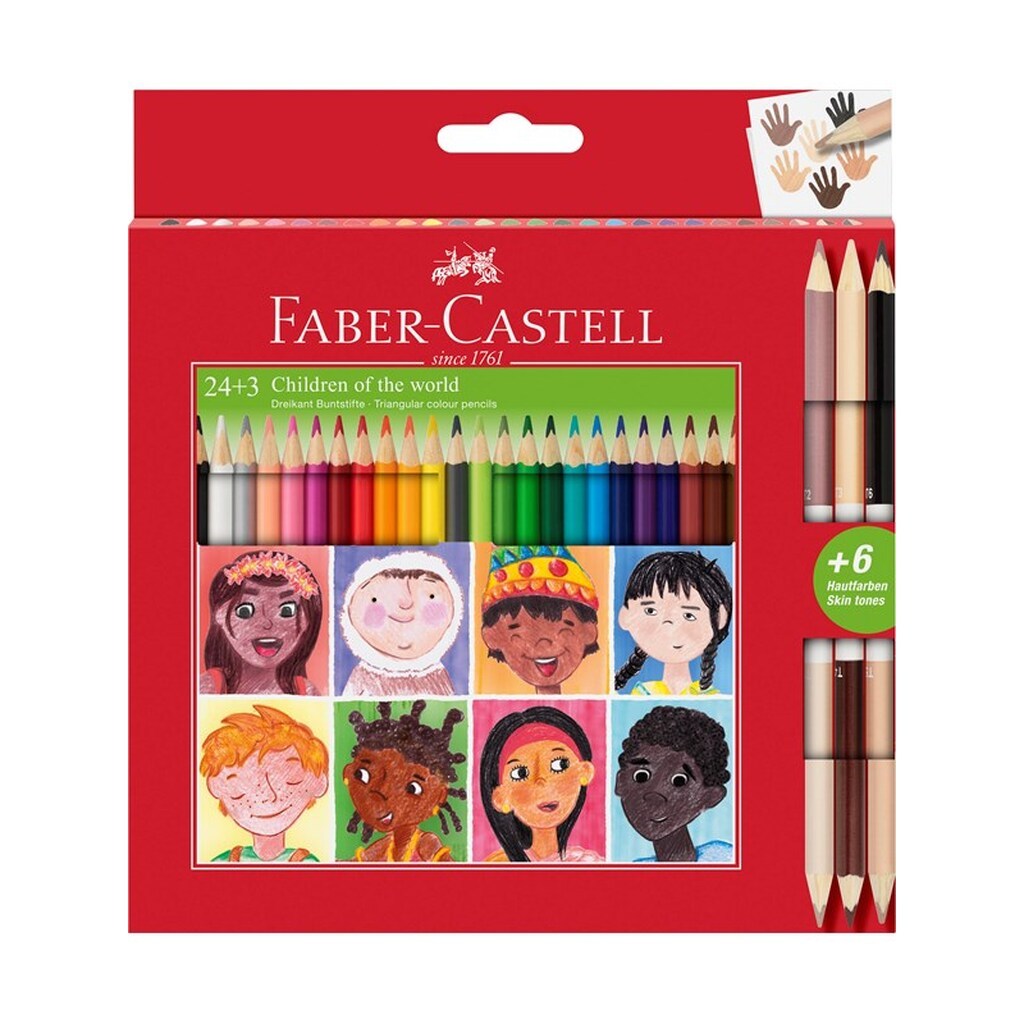 Faber-Castell Children of the World Triangular 24+3