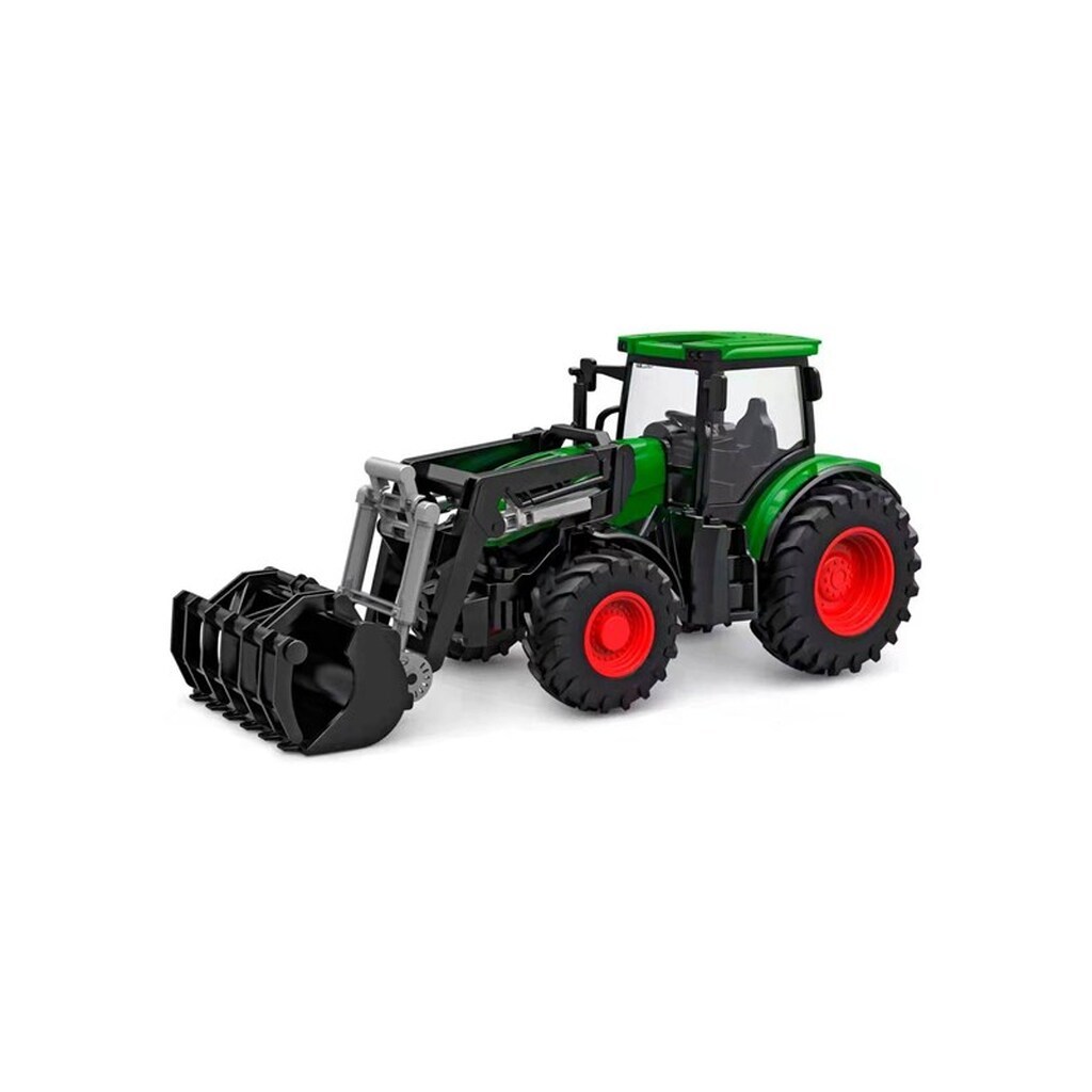 Kids Globe RC Tractor with Front Loader - Green