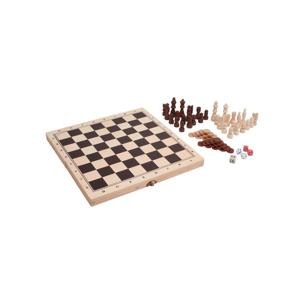 Small Foot - Wooden Classic Games 3in1 in Box
