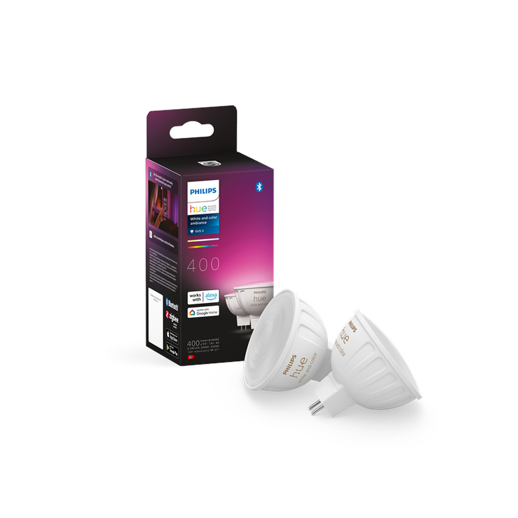 Philips HueWCA 6.3 W 12 V MR16 2-Pakke