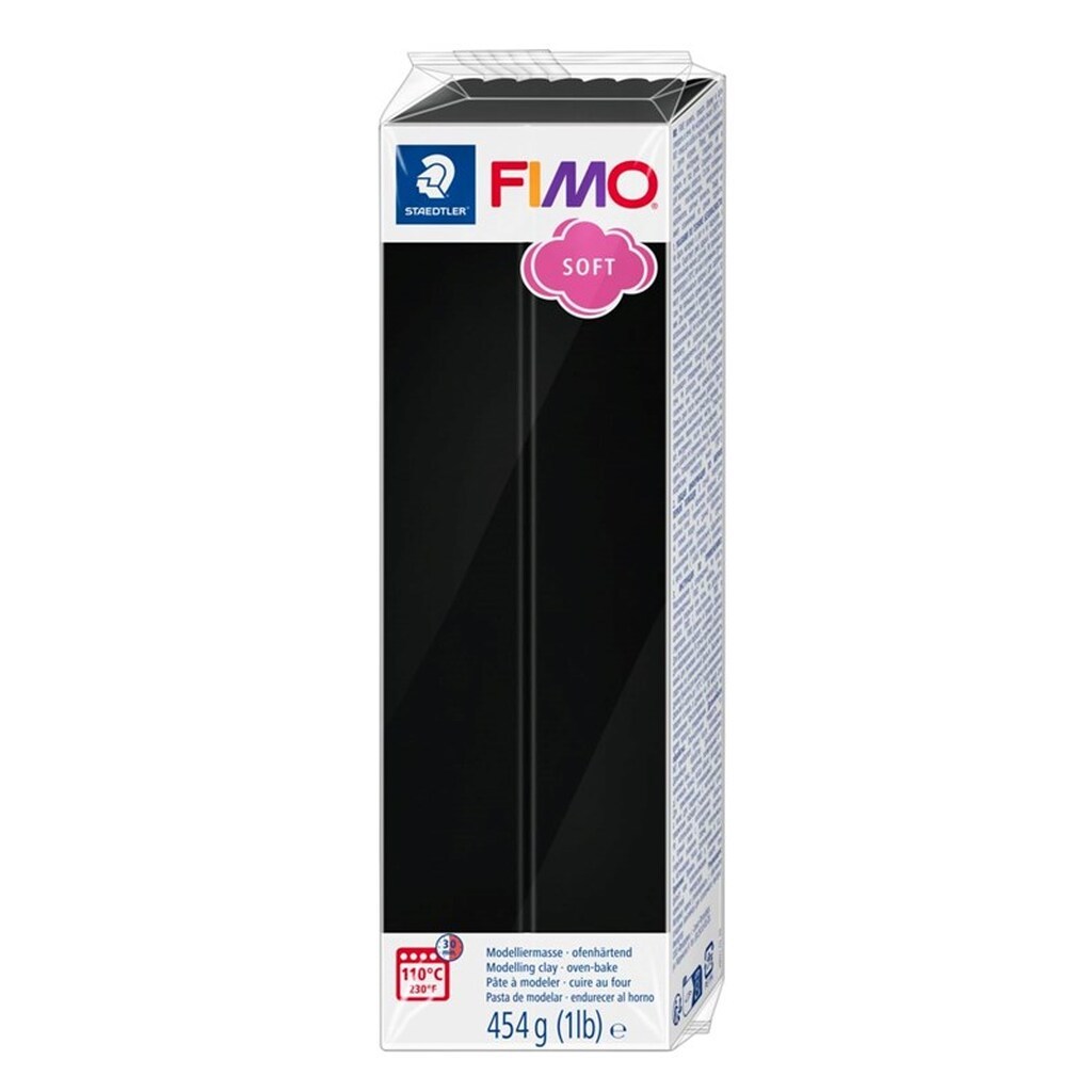 Staedtler FIMO soft modeller 454g Sort