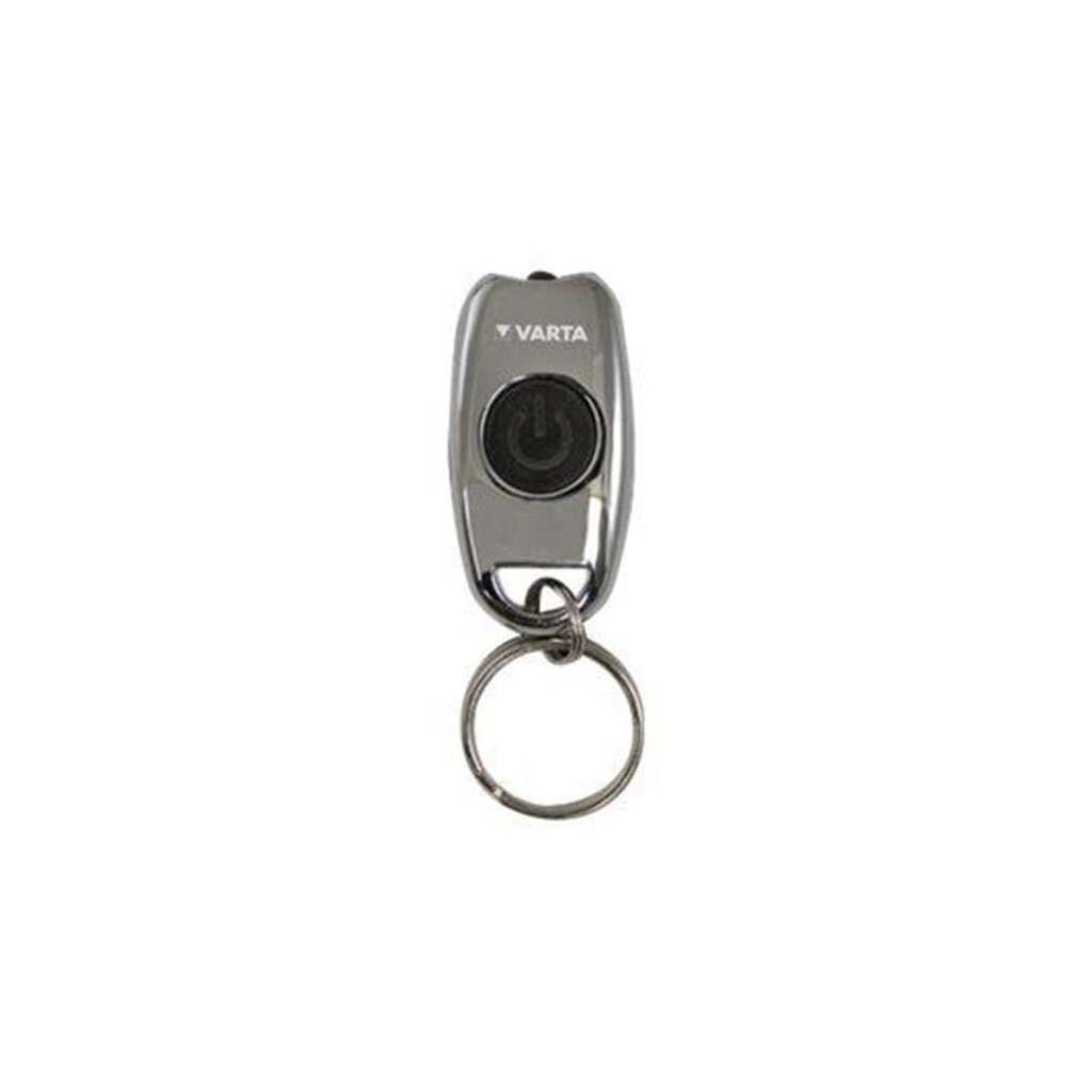 VARTA Easy Line - keychain flashlight - LED - white light - chrome plated