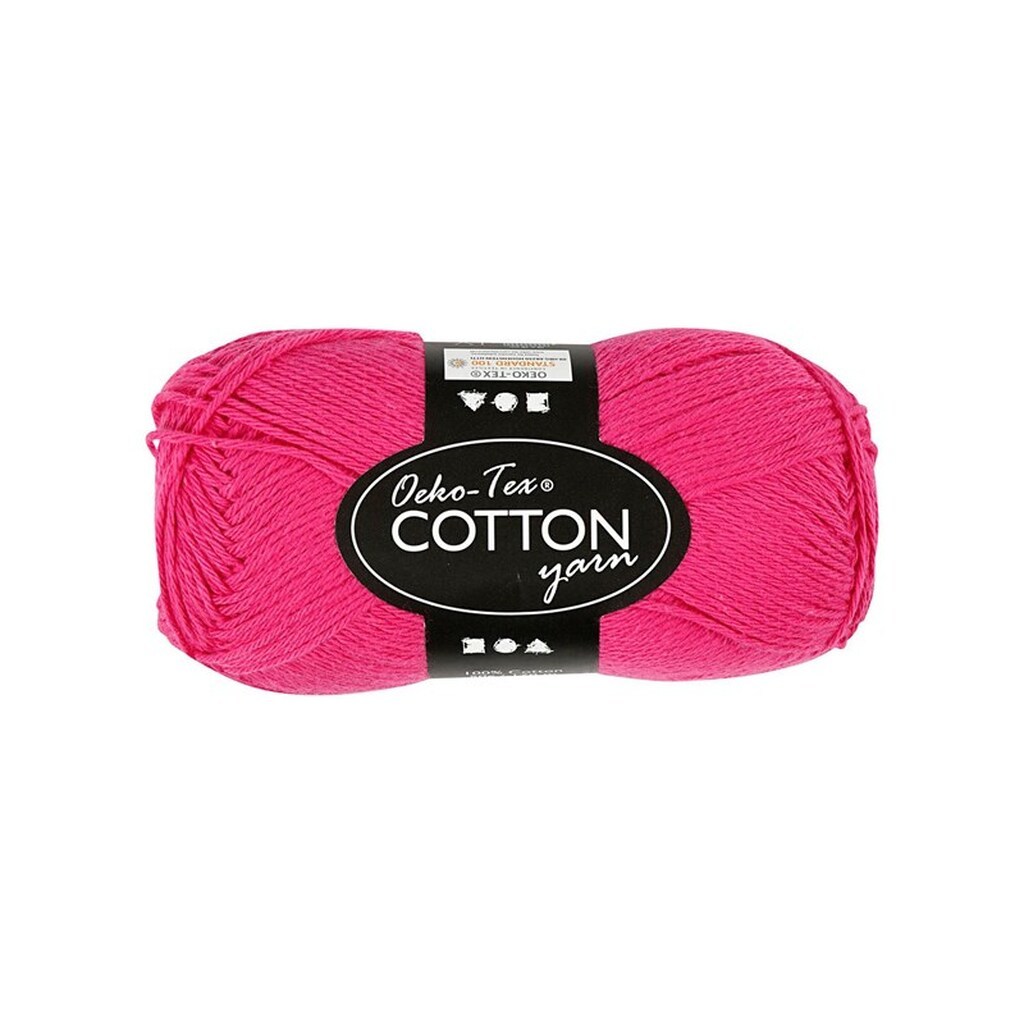 Creativ Company Cotton yarn Pink 50gr 170m