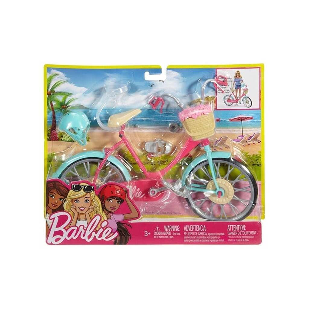 Barbie CYKEL mTILBEHØR DVX55