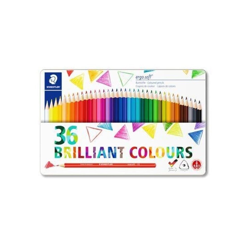Staedtler Ergosoft Farvebly 36 ass. FSC 100%