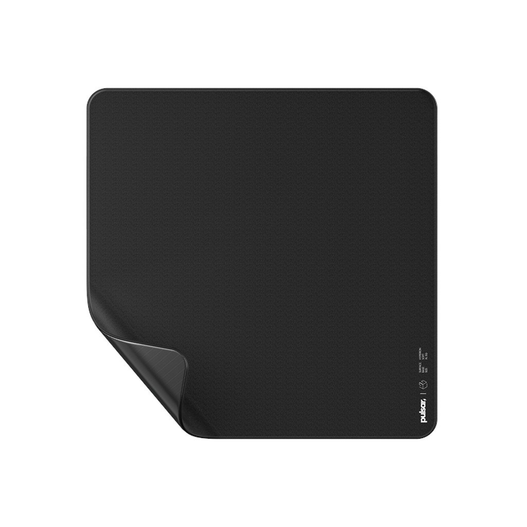 Pulsar x LGG Hyperion Musemåtte - XL Square - Soft - Sort