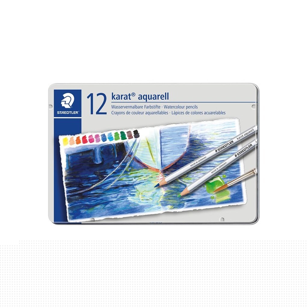 Staedtler Karat Aqua.Farveblyant 12stk, FSC 100%