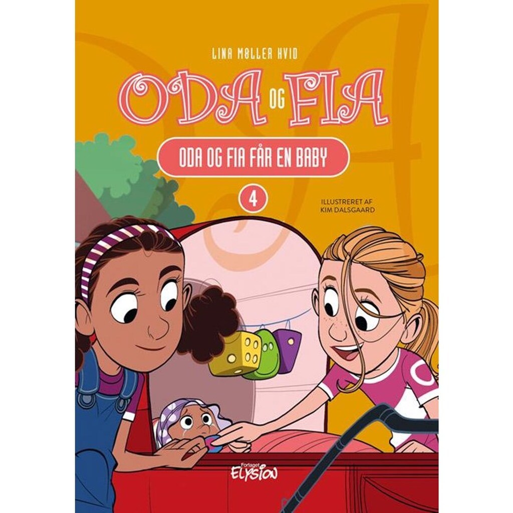 Oda og Fia får en baby - Børnebog - hardback