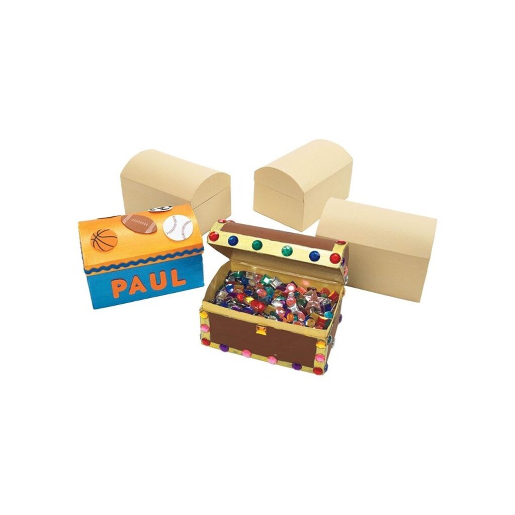 Colorations - Decorate your own Treasure Chest Set of 12