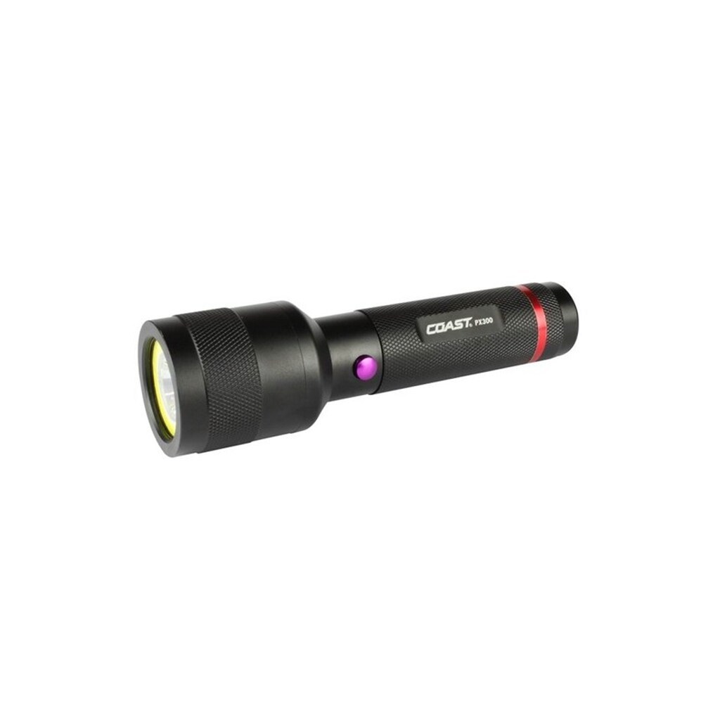 Coast px300 lygte hvidt lys + uv-lys 150lumen