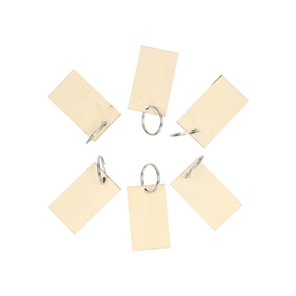 Lobbes Wooden Keychains 6 pcs.