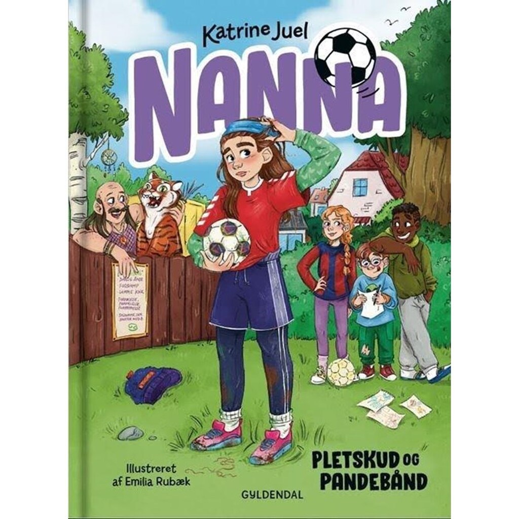 Nanna 3 - Pletskud og pandebånd - Børnebog - Hardcover