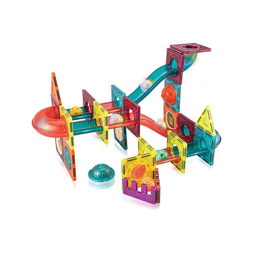 Milla &amp; Måns Genius Glow Magnetic Building Set with LED Lights 65 pcs