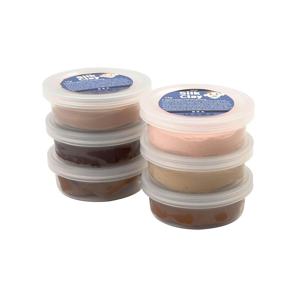 Creativ Company Silk Clay Skin color 6 pcs.