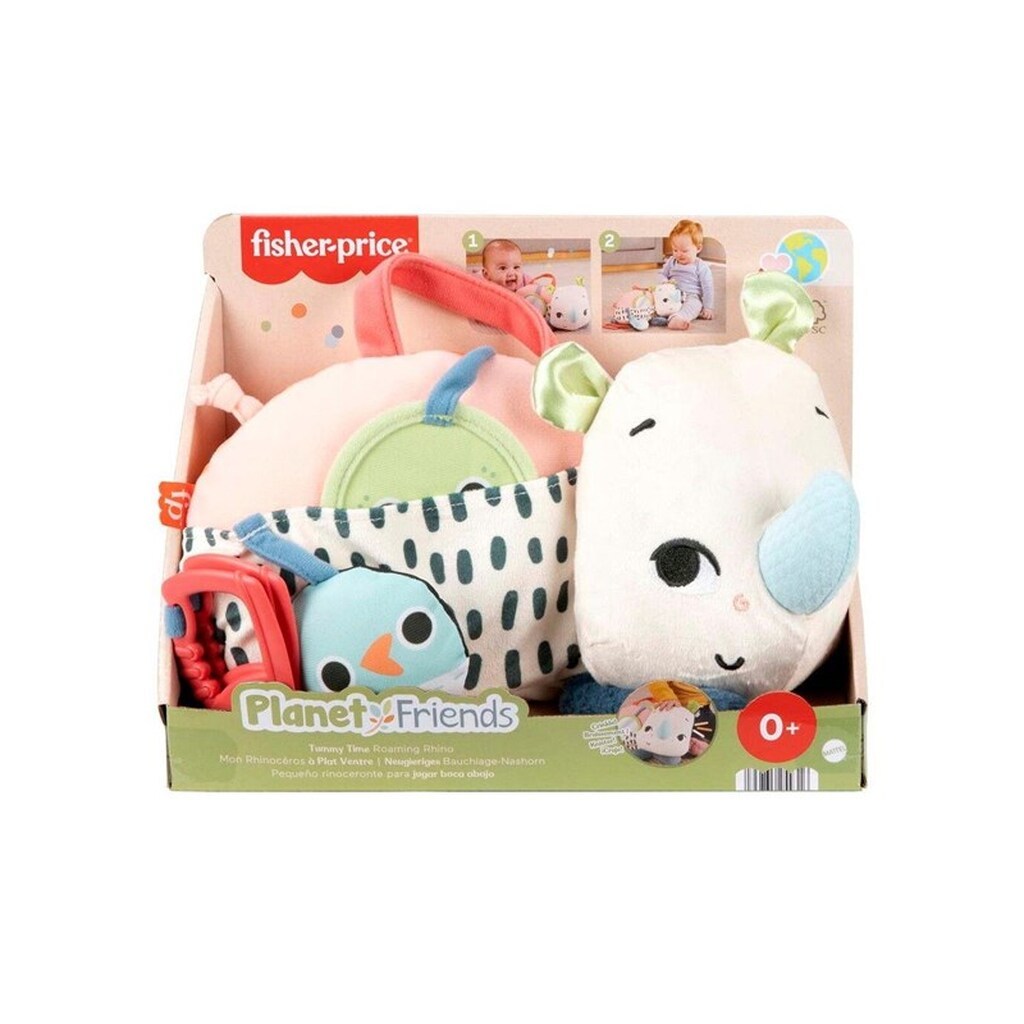 Fisher Price Planet Friends Tummy Time Rhino