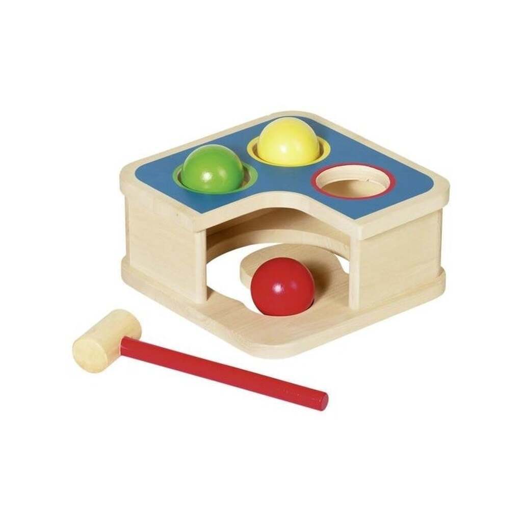 Goki Wooden Hammer Bench with Ball