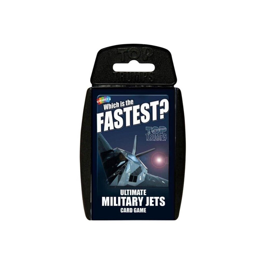 Winning Moves Ultimate Military Jets Top Trumps Card Game (English)
