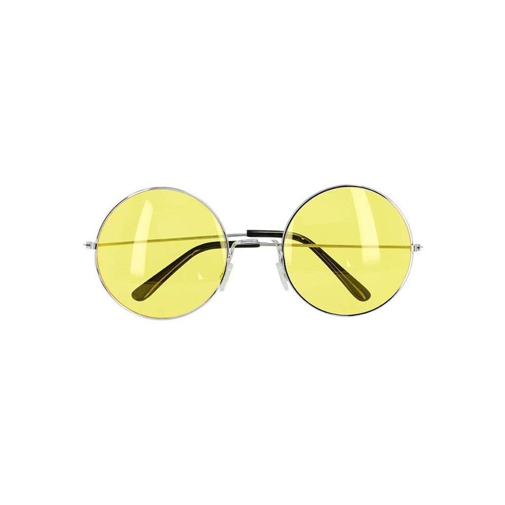 Boland - Party glasses Hippie XL Yellow
