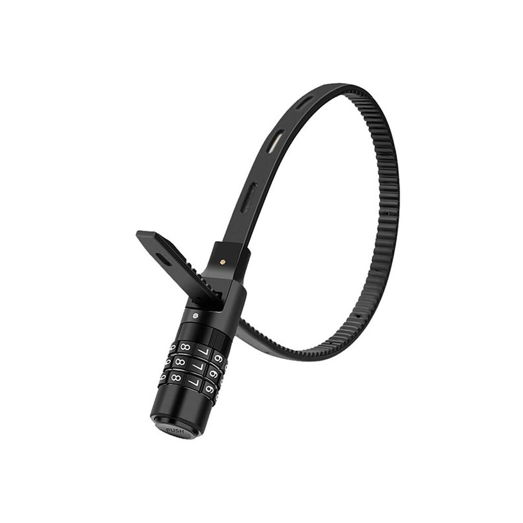 Rockbros 3240001001 bicycle lock for 0.5 m combination - black