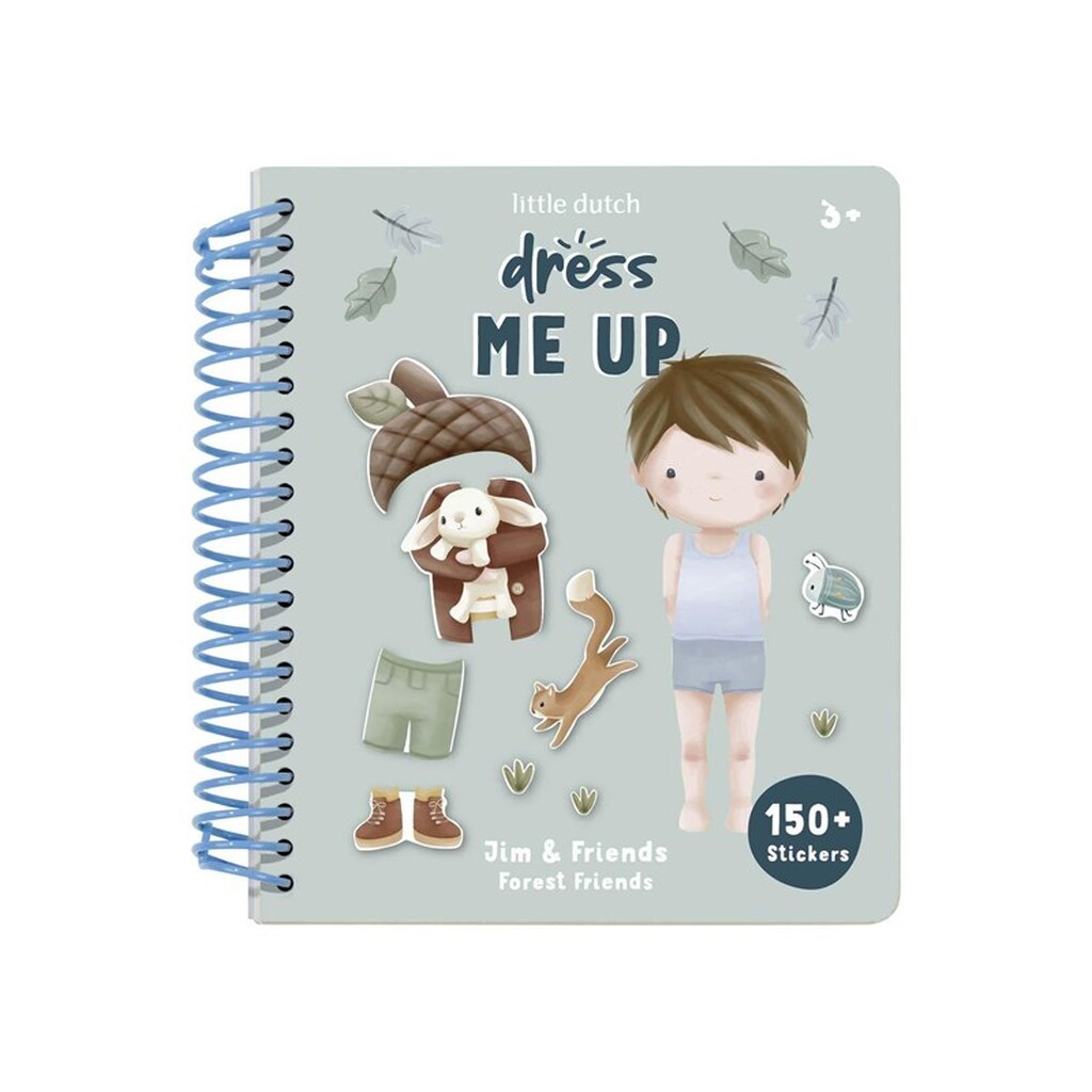 Little Dutch Dress up Sticker book Jim Forest Friends