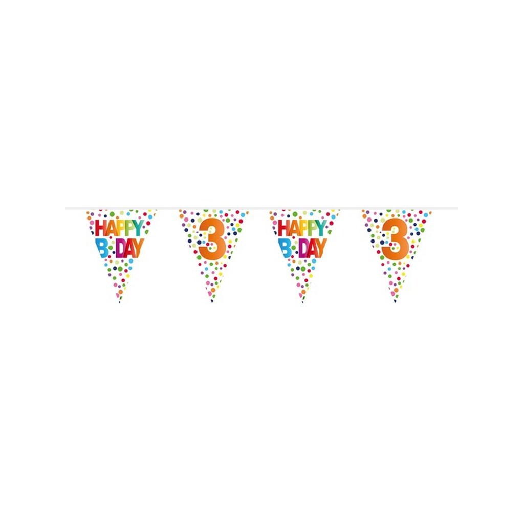 Folat BV Flag line Confetti 3 years 10 meters.