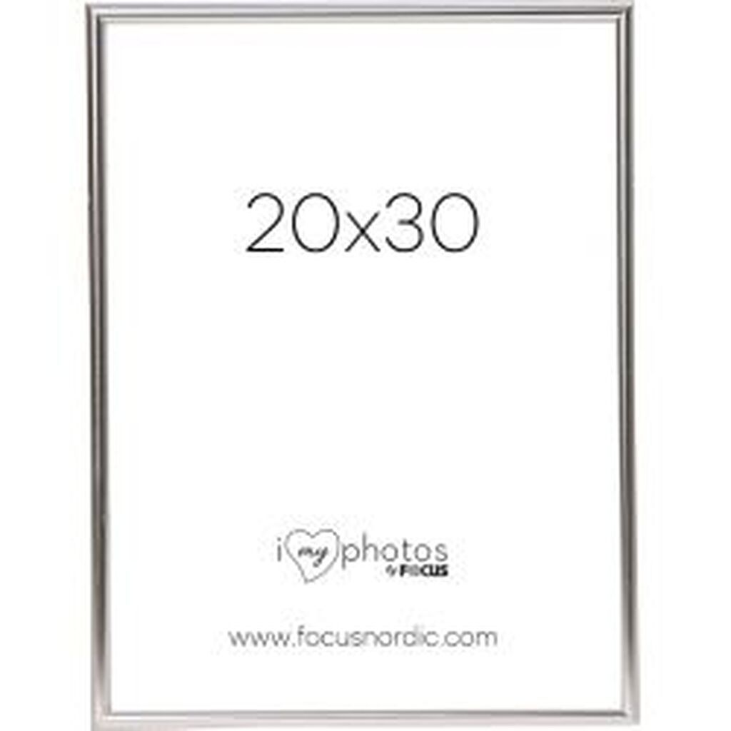Focus Can-Can Shiny Silver 20x30 - Ramme