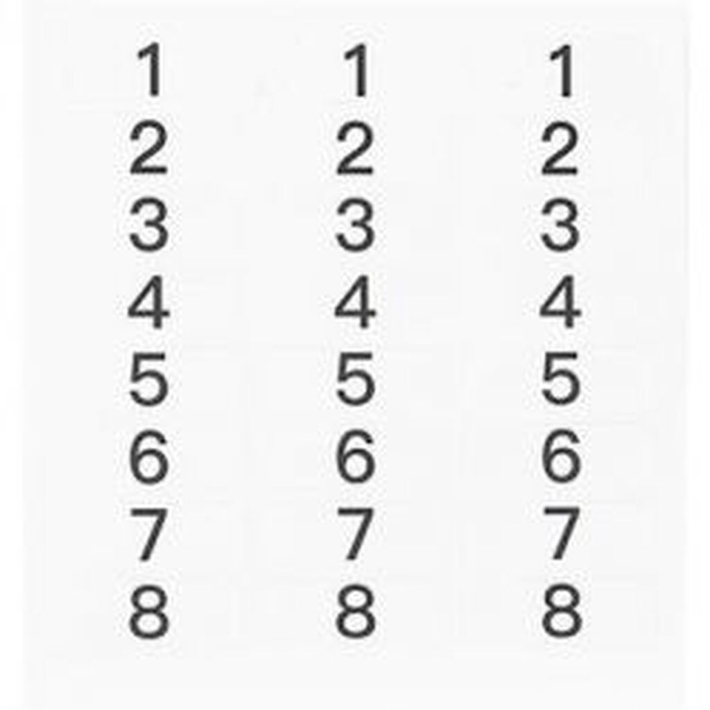 Hollyland HL-NS01 Number Stickers