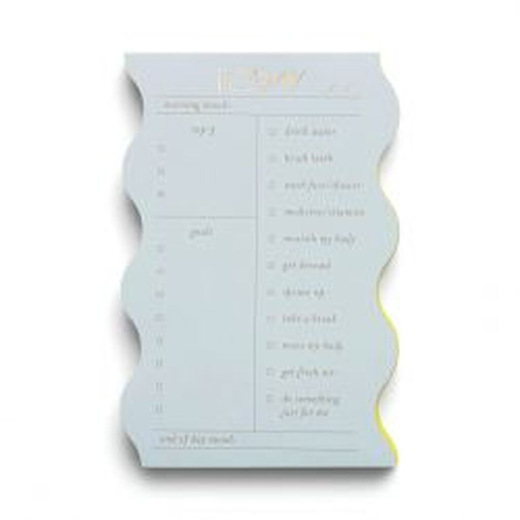 Designworks Ink Notepad For The Day - Light Blue - Notesblok