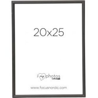 Focus Can-Can Aluminium Black 20x25 - Ramme