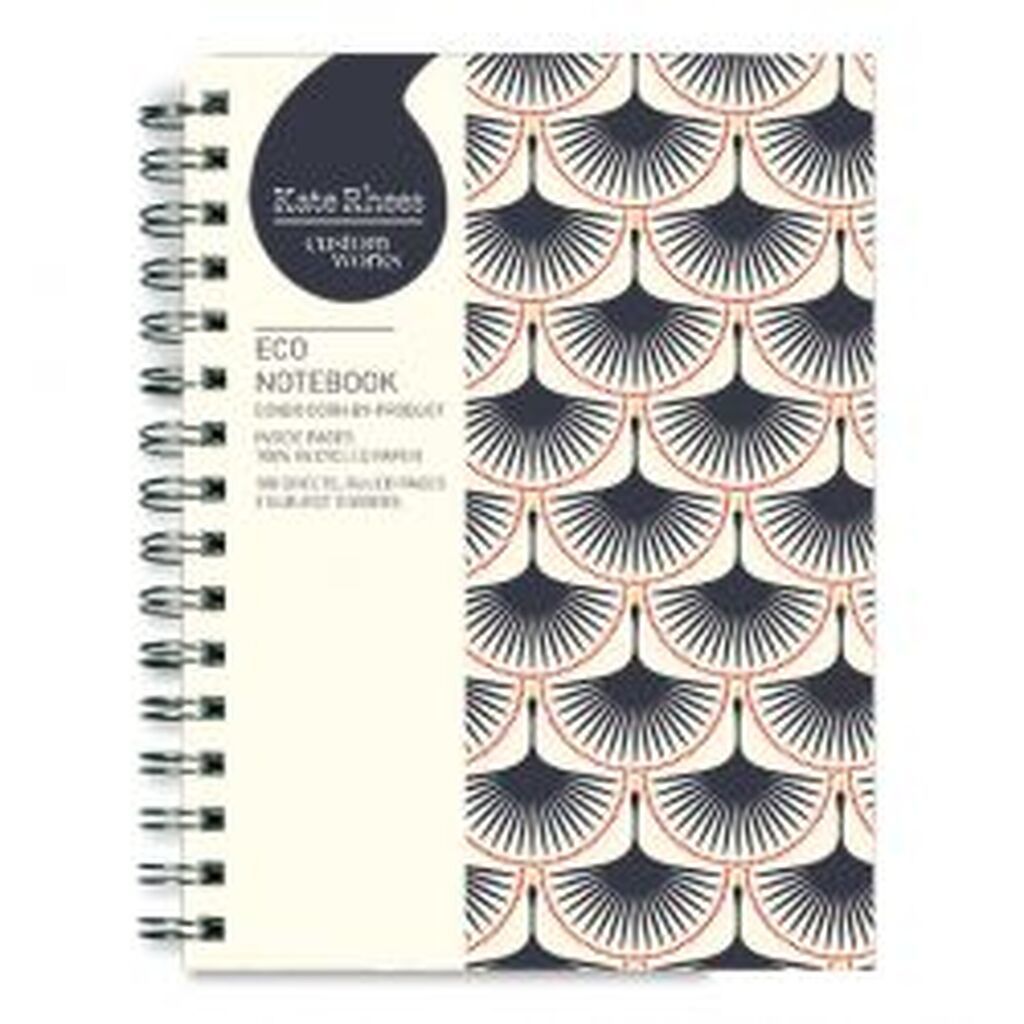 Customworks Spiral Notebook With Subject Tabs Swans And String Of Pearls - Notesbog
