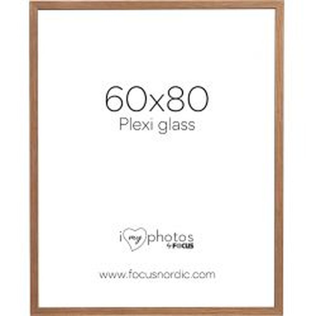Focus Soul Oak veneer 60X80 Plexi - Ramme
