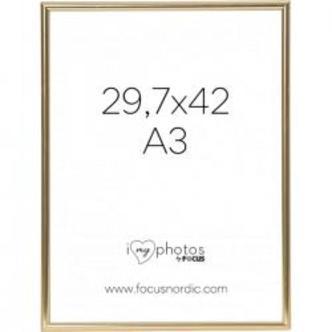 Focus Can-Can Shiny Gold 29,7x42 - Ramme